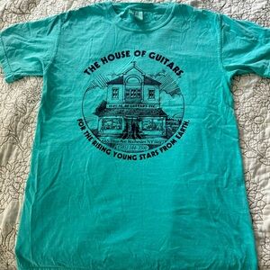 House of Guitars Aqua T-Shirt